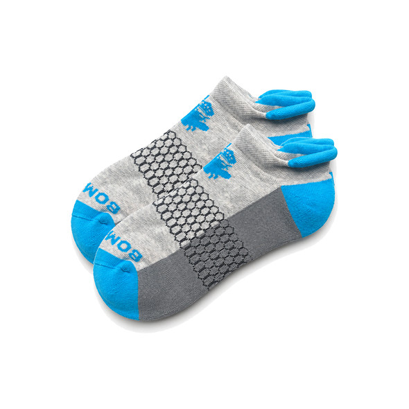 Bombas Ankle Socks Aqua Grey (2 Pairs)