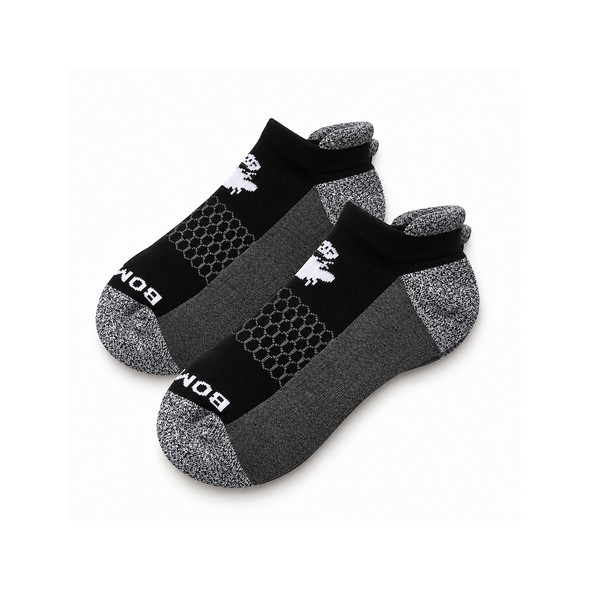 Bombas Ankle Socks Charcoal Black (2 Pairs)