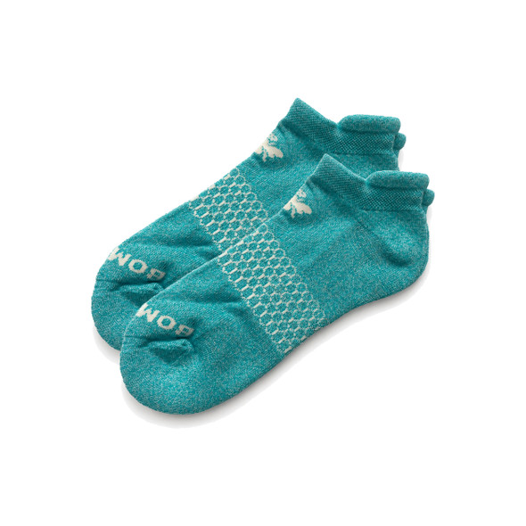Bombas Ankle Socks Turquoise (2 Pairs)