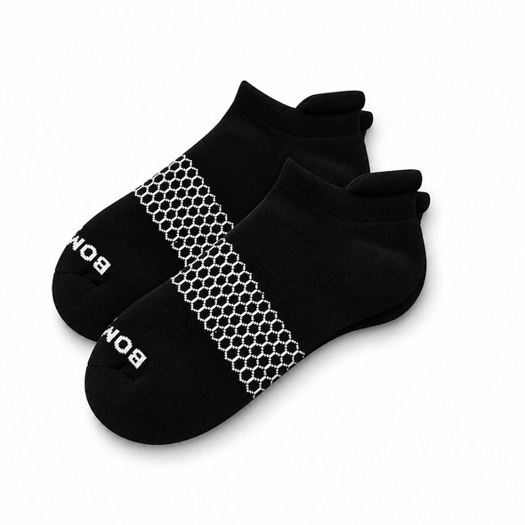Bombas Ankle Socks Black (2 Pairs)