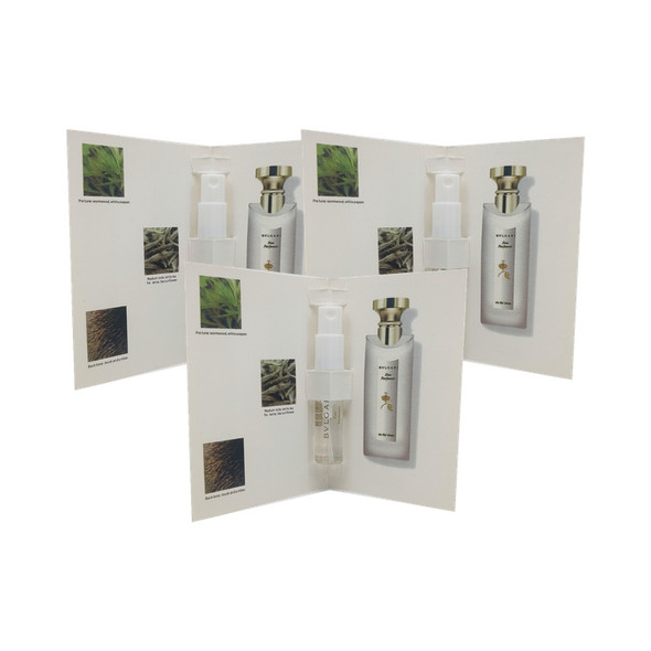 Bvlgari Eau Parfumée Thé Blanc Eau De Toilette - 3 Pack of 1.5ml