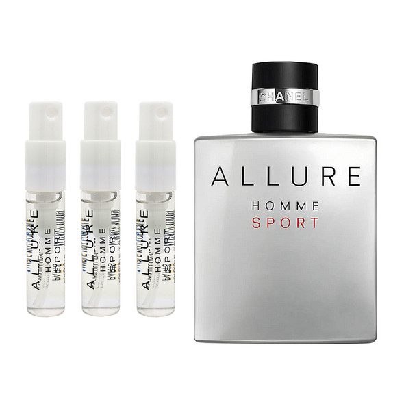 Chanel Allure Homme Sport Eau De Toilette - 3 Pack of 2ml
