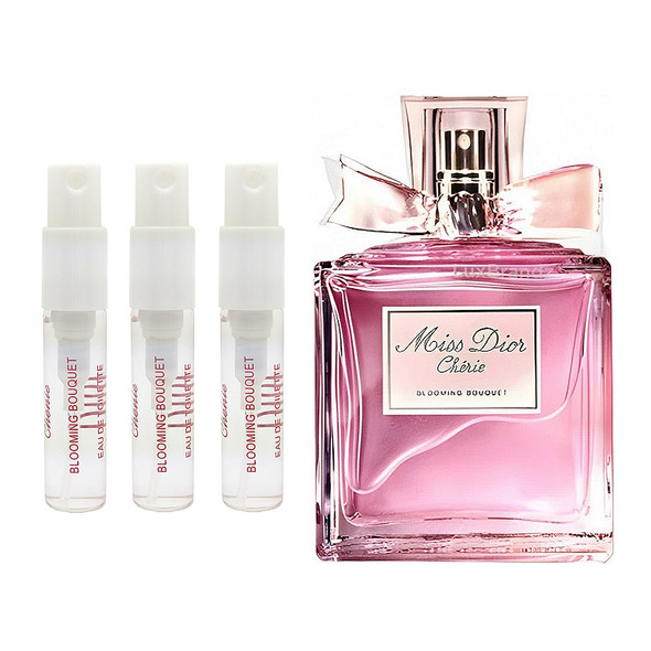 Christian Dior Miss Dior Cherie Blooming Bouquet Eau De Toilette - 3 Pack of 2ml