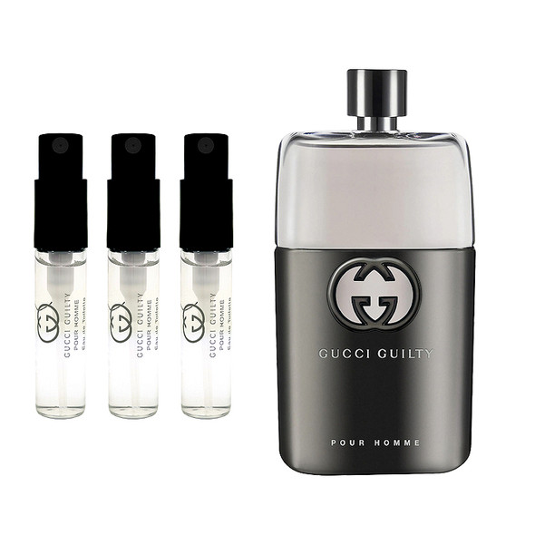 Gucci Guilty Eau De Toilette - 3 Pack of 2ml