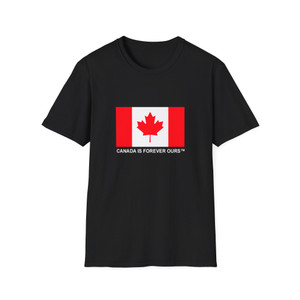 CANADA IS FOREVER OURS - Black Unisex T-Shirt - True North Collection CANADA IS FOREVER OURS - Black Unisex T-Shirt - True North Collection