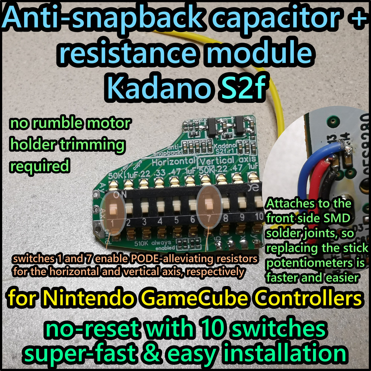 Kadano GCC anti-snapback + heartbeat module, no-reset with 10