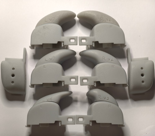 All currently available shapes shown