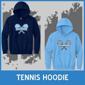 ICS Chargers TENNIS Fleece Hoodie ICS Chargers TENNIS Fleece Hoodie