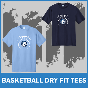 ICS Chargers Basketball Poly Performance Tee ICS Chargers Basketball Poly Performance Tee