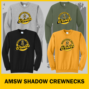 AVON WEST  "Shadow"  Fleece crewnecks