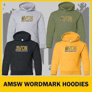AVON WEST  "WORDMARK"  Hoodies