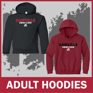 DANVILLE  SIM & DIVE  Adult size  Hoodie
