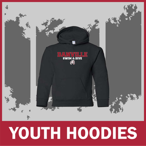 DANVILLE  SIM & DIVE  Youth size  Hoodie
