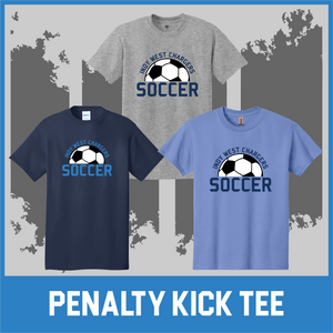 ICS WEST  PENALTY KICK Soccer Tee