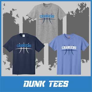 Chargers  DUNK Basketball Tees Chargers  DUNK Basketball Tees