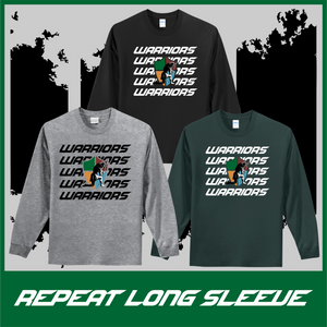 Warriors REPEAT Long Sleeve Tees