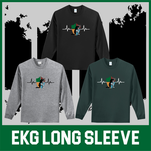 Warriors EKG Long Sleeve Tees