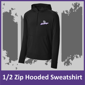 BEF  Poly Performance 1/4 zip  hoodie for MEN