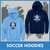 INDY WEST  Chargers SOCCER Fleece Hoodie