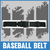 Charger Baseball  TEAM baseball belt