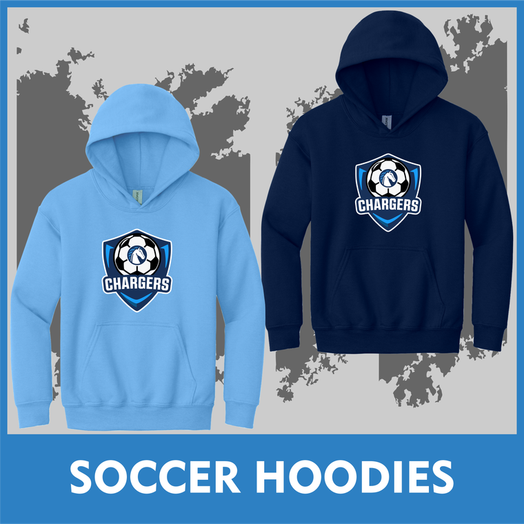 INDY WEST  Chargers SOCCER Fleece Hoodie