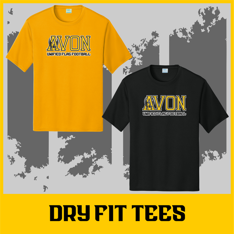 AVON Flag Football  Poly Performance tee