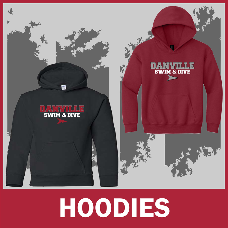 Danville Swim & Dive Fleece Hoodie
