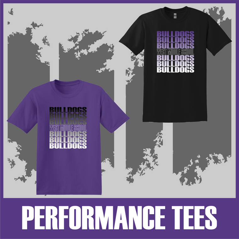 BWMS Bulldogs  Poly Performance Tee