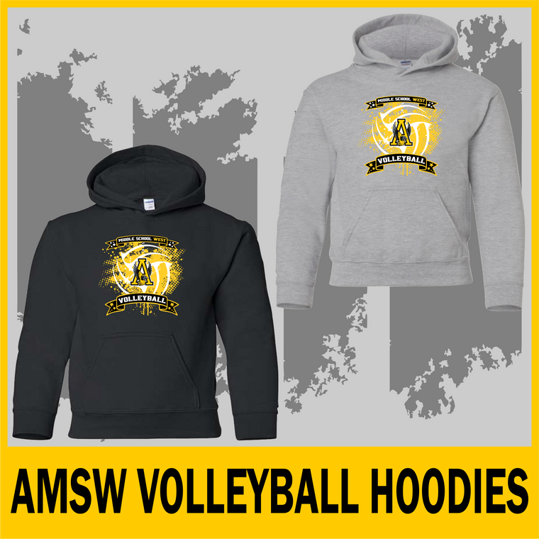 AVON WEST  Volleyball  Hoodies