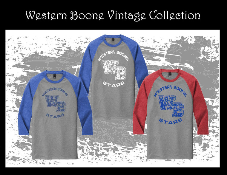 Western Boone Vintage Raglan