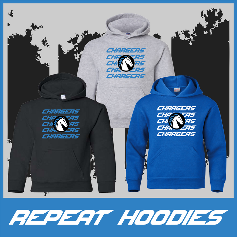 Chargers REPEAT  Hoodies