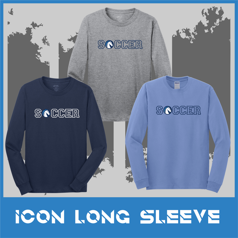 INDY WEST ICON Soccer Long Sleeve Tees