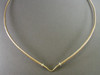 Necklace Twisted Cable V Frame