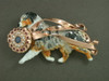 AUSTRALIAN SHEPHERD ROSETTE PENDANT