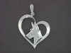 Frame Heart Angle With Belgian Malinois Pendant