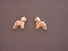 Bichon Frise Earring F.B Stacked Earrings L And R