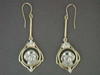 Earrings Antique Circle with Bichon