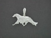 Borzoi Full Body Gaiting Medium Left Pendant