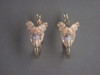 Chinese Crested Heads 3D Sm In Hoops Earrings