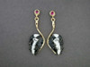 Japanese Chin Snake Earrings Custom