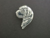 Chinese Shar-Pei Head Med L Silver Pendant