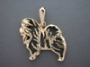 Chow Chow Full Body Cutout Stacked L Pendant