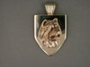 Frame Shield W Chow Chow Pendant