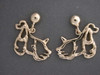 Cocker Spaniel Earrings Full Body Cutout Sm L & R