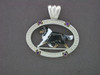 Frame Oval Beaded Open Four Slot With Collie Pendant