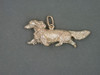 Dachshund Full Body Wavy 3D Med L Pendant