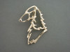 Dachshund Head Longhair Cutout From Pic Med L Pendant