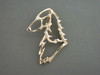 Dachshund Head Longhair Cutout From Pic Med L Pendant