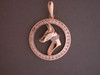 Frame Cir W Doberman Pendant