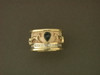 Ring Doberman With Pear Shape Stone Custom